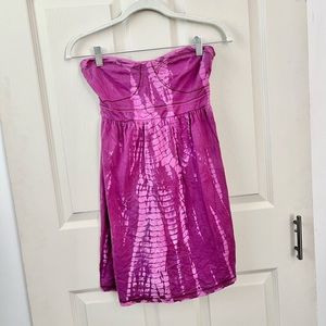Roxy Strapless Dress | Tie dye Dress | Beach Dress